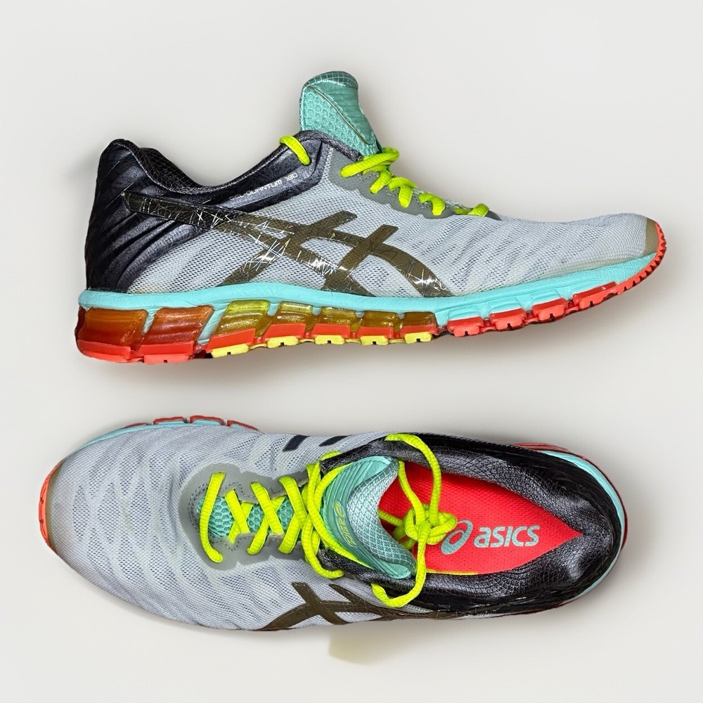 ASICS Gel Quantum 360 size 9.5 Running Shoes Women's Athletic Neon Gray Sneakers